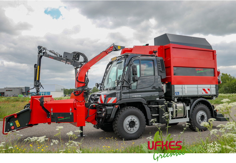 Mercedes-Benz Unimog U 427 Greentec woodchipper combi - Фургон: фото 2 Mercedes-Benz Unimog U 427 Greentec woodchipper combi - Фургон: фото 2