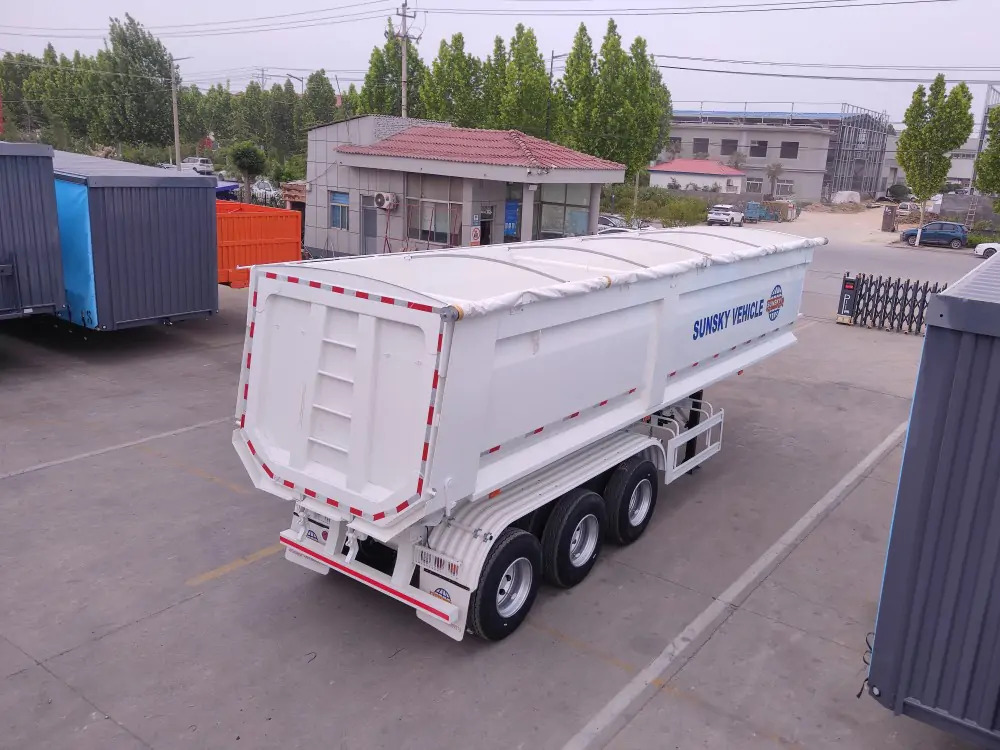 SUNSKY 40cbm 3-axle tipper trailer - Самосвальный полуприцеп: фото 3 SUNSKY 40cbm 3-axle tipper trailer - Самосвальный полуприцеп: фото 3