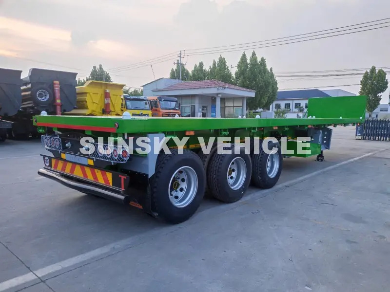 SUNSKY Flat Deck Trailer with henred type axles and suspension - Полуприцеп бортовой/ Платформа: фото 5 SUNSKY Flat Deck Trailer with henred type axles and suspension - Полуприцеп бортовой/ Платформа: фото 5