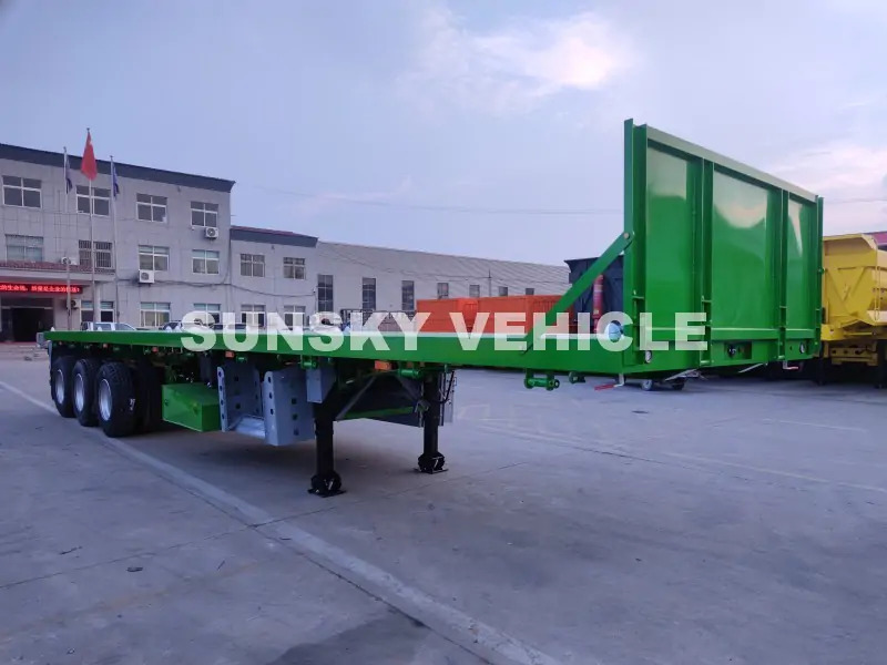 SUNSKY Flat Deck Trailer with henred type axles and suspension - Полуприцеп бортовой/ Платформа: фото 4 SUNSKY Flat Deck Trailer with henred type axles and suspension - Полуприцеп бортовой/ Платформа: фото 4
