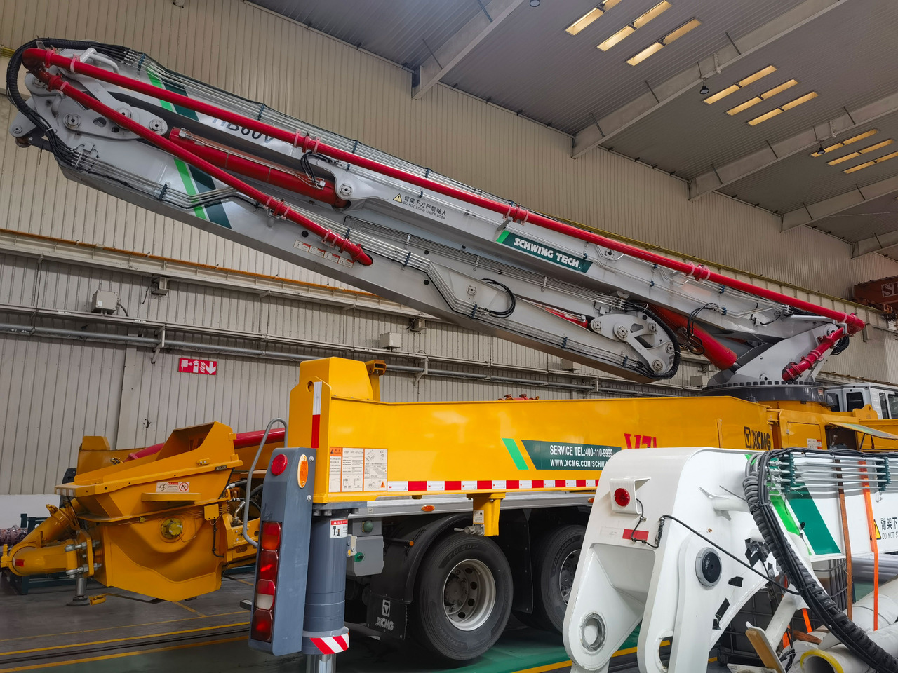 Автобетононасос XCMG Official 60m Concrete Pump Machine HB60V Used Concrete Pump Truck For Sale: фото 7
