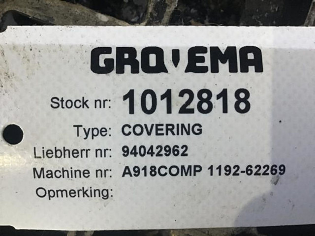 Liebherr A914 Compact - Капот: фото 5 Liebherr A914 Compact - Капот: фото 5