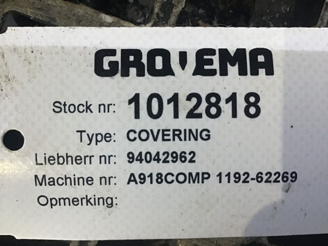 Liebherr A914 Compact - Капот: фото 2 Liebherr A914 Compact - Капот: фото 2