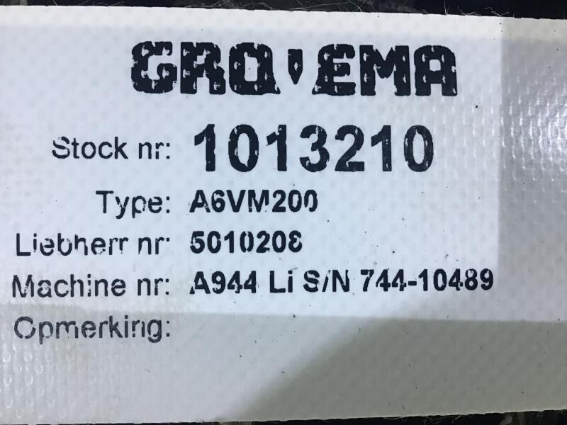 Liebherr A944C Li - Гидравлический мотор: фото 3 Liebherr A944C Li - Гидравлический мотор: фото 3