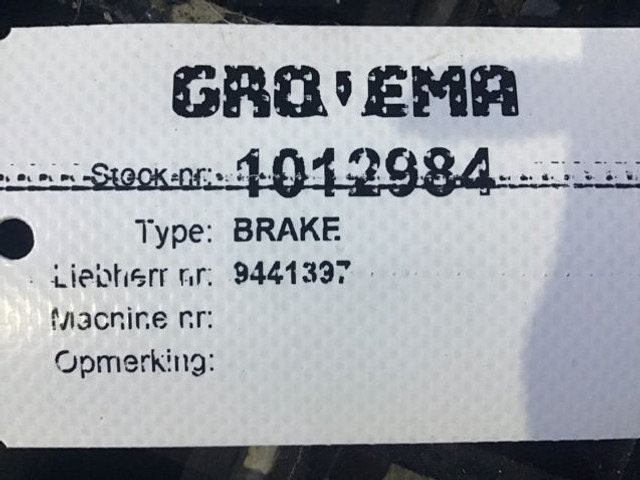 Liebherr Brake - Тормозной диск: фото 2 Liebherr Brake - Тормозной диск: фото 2