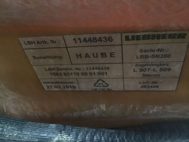 Liebherr Engine Hood - Капот: фото 4 Liebherr Engine Hood - Капот: фото 4