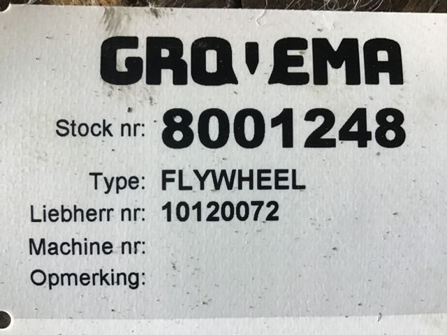 Liebherr Flywheel - Маховик: фото 1 Liebherr Flywheel - Маховик: фото 1