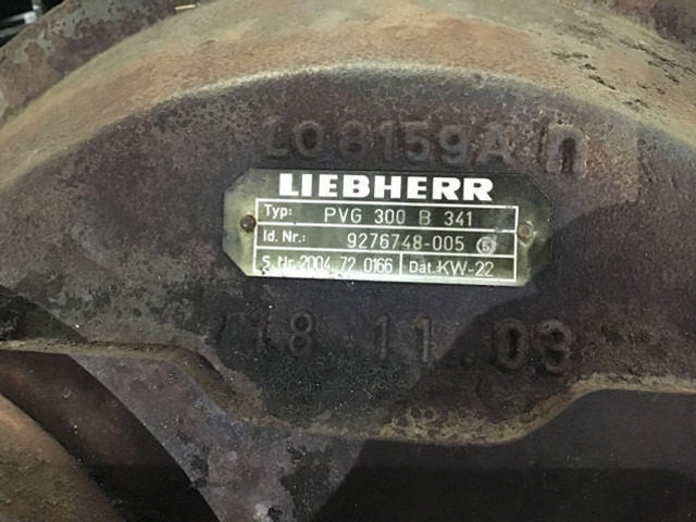 Liebherr PVG 300 B 341 - Насос гидроусилителя: фото 2 Liebherr PVG 300 B 341 - Насос гидроусилителя: фото 2