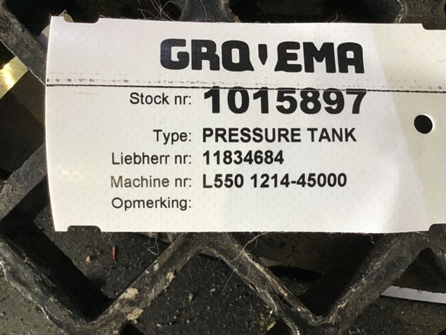 Liebherr Pressure Tank - Топливный бак: фото 1 Liebherr Pressure Tank - Топливный бак: фото 1