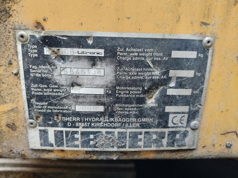 Liebherr R900B Li - Гусеничный экскаватор: фото 4 Liebherr R900B Li - Гусеничный экскаватор: фото 4