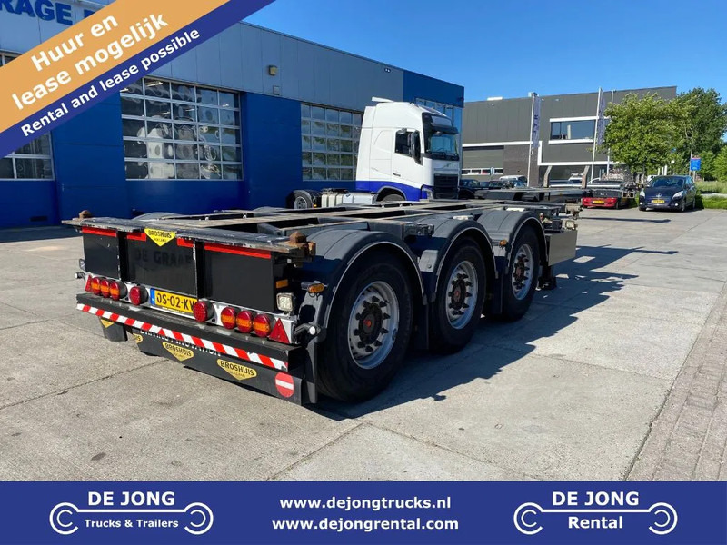 Broshuis MFCC-HD / 2x Extendable / Disc Brakes /1x lift Axle / 45FT - Полуприцеп-контейнеровоз/ Сменный кузов: фото 1 Broshuis MFCC-HD / 2x Extendable / Disc Brakes /1x lift Axle / 45FT - Полуприцеп-контейнеровоз/ Сменный кузов: фото 1