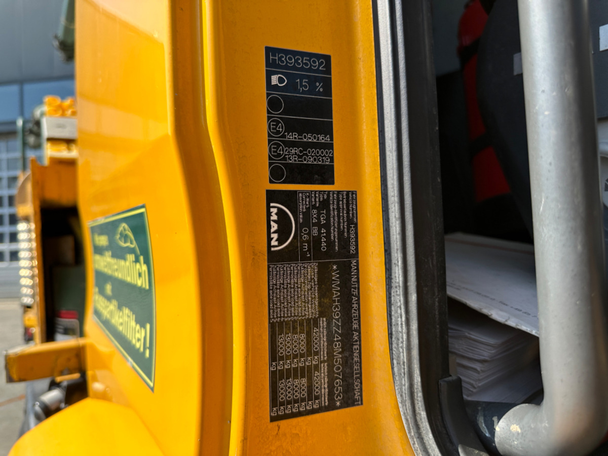 MAN TGA 41.440 8x4 Hallenpumpe 31M-5 - Автобетононасос: фото 5 MAN TGA 41.440 8x4 Hallenpumpe 31M-5 - Автобетононасос: фото 5