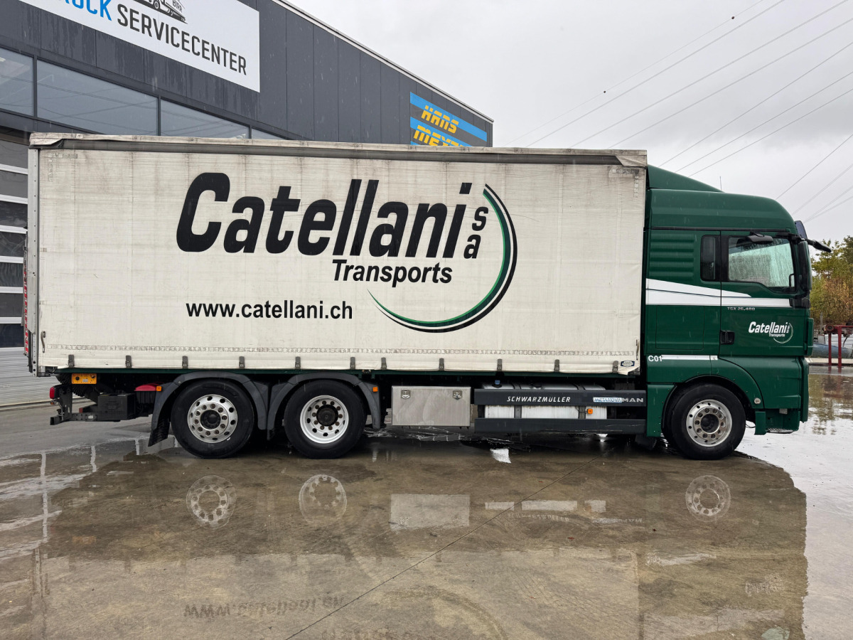 MAN TGX 26.480 6x2 - Тентованный грузовик: фото 4 MAN TGX 26.480 6x2 - Тентованный грузовик: фото 4