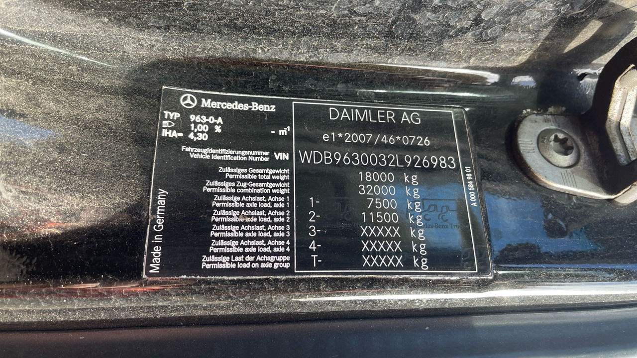 Тентованный грузовик MERCEDES-BENZ ANTOS  1824: фото 12