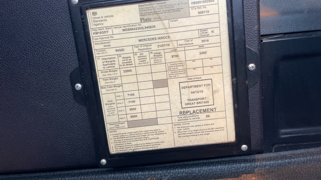 Самосвал, Автоманипулятор MERCEDES-BENZ AROCS 3240: фото 11 Самосвал, Автоманипулятор MERCEDES-BENZ AROCS 3240: фото 11