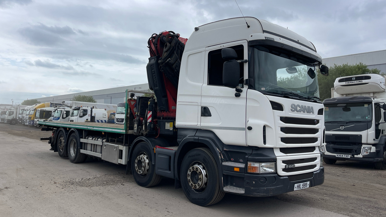 Scania R 440 - Грузовик бортовой/ Платформа, Автоманипулятор: фото 1 Scania R 440 - Грузовик бортовой/ Платформа, Автоманипулятор: фото 1