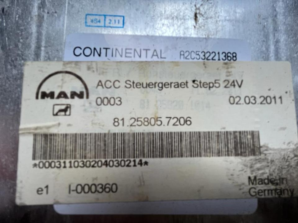 MAN CONTINENTAL VDO Elektronik FFR Steuergerät Nr 81.25805.7206 - Блок управления для Грузовиков: фото 2 MAN CONTINENTAL VDO Elektronik FFR Steuergerät Nr 81.25805.7206 - Блок управления для Грузовиков: фото 2