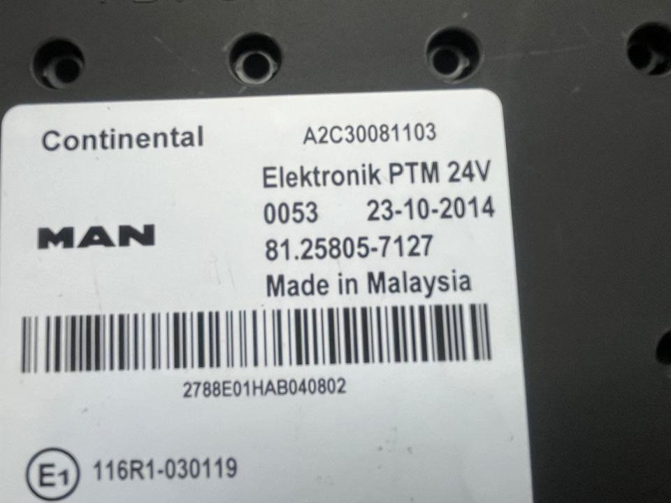 MAN Continental Elektronik PTM Steuergerät 81.25805-7127 - Блок управления для Грузовиков: фото 2 MAN Continental Elektronik PTM Steuergerät 81.25805-7127 - Блок управления для Грузовиков: фото 2