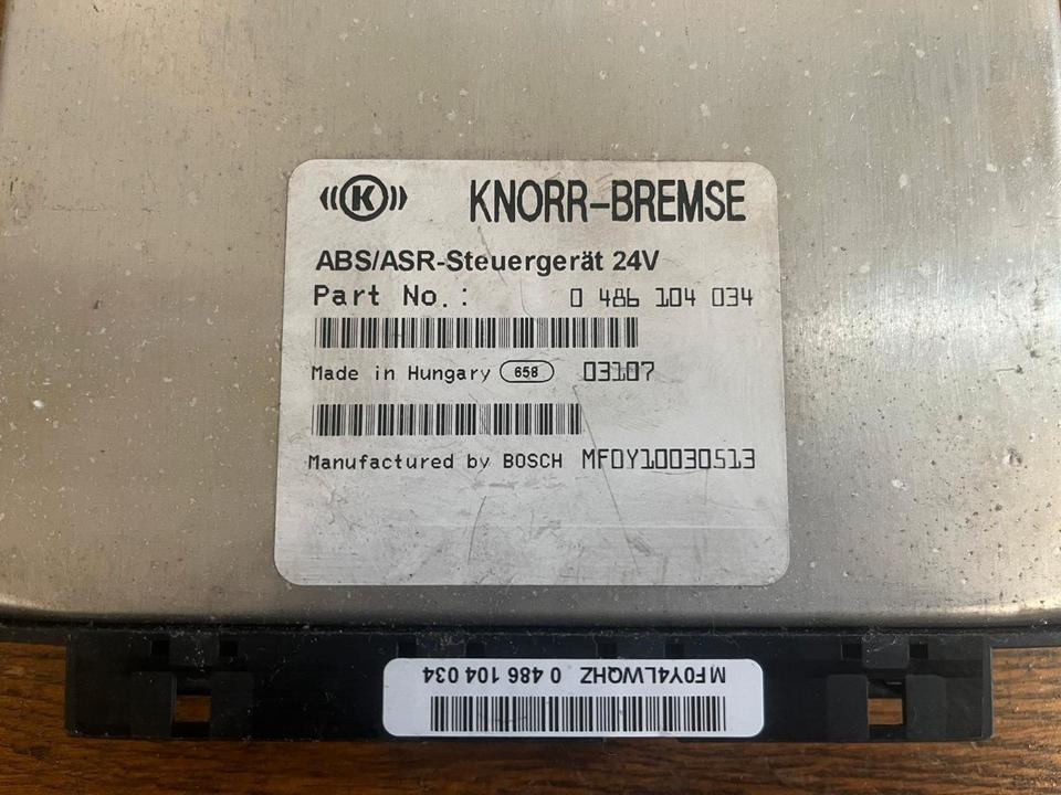 Mercedes-Benz Knorr-Bremse ABS/ASR Steuergerät 0486104034 - Блок управления для Грузовиков: фото 3 Mercedes-Benz Knorr-Bremse ABS/ASR Steuergerät 0486104034 - Блок управления для Грузовиков: фото 3