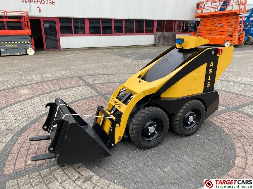 Conmeq AS15 Mini Skid Steer Loader 4x4 Electric - Мини-погрузчик с бортовым поворотом: фото 1 Conmeq AS15 Mini Skid Steer Loader 4x4 Electric - Мини-погрузчик с бортовым поворотом: фото 1