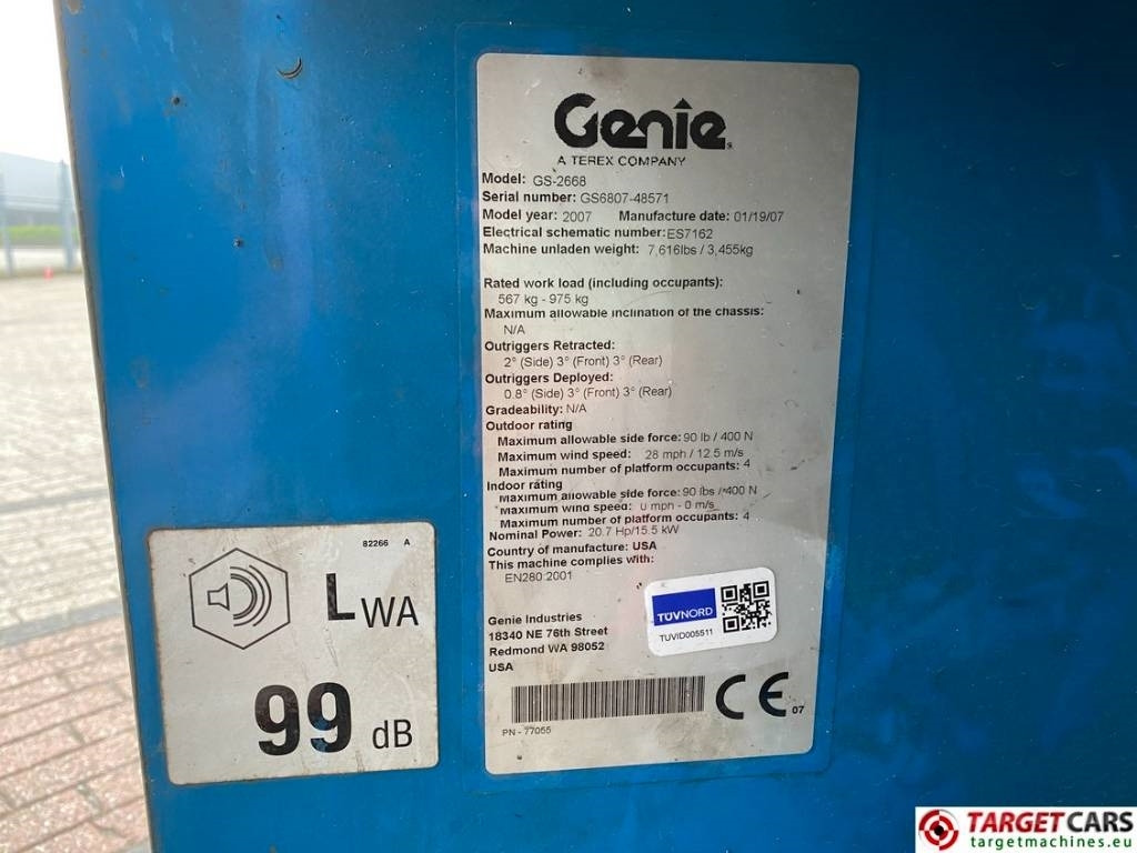 Genie GS-2668RT Diesel 4x4 Scissor Work Lift 992cm  в лизинг Genie GS-2668RT Diesel 4x4 Scissor Work Lift 992cm: фото 10