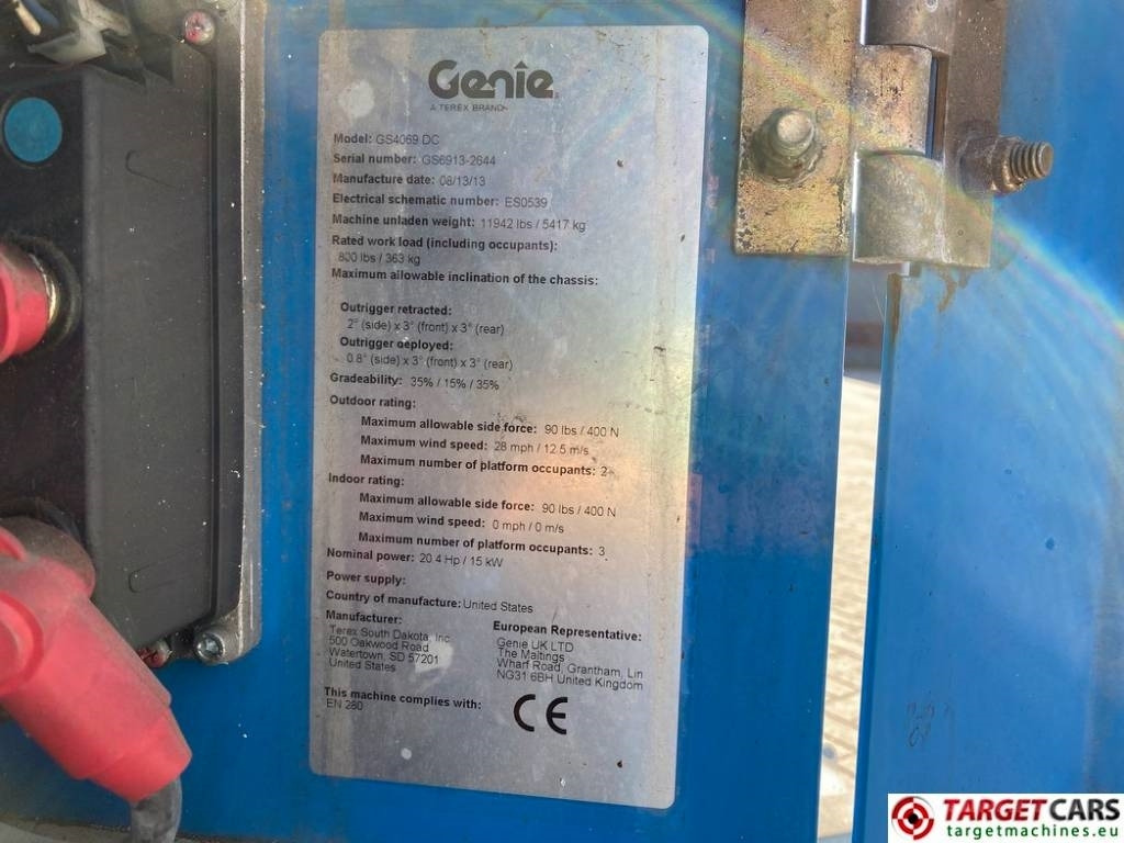 Ножничный подъемник Genie GS-4069 DC Electric GS4069 Scissor WorkLift 1412cm: фото 10