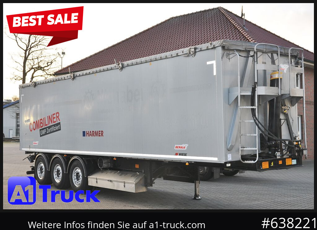 BENALU Kombiliner Gülle Tank + Kipper fest34m³ flüssig 26m³, Tüv neu, - Полуприцеп-цистерна: фото 1 BENALU Kombiliner Gülle Tank + Kipper fest34m³ flüssig 26m³, Tüv neu, - Полуприцеп-цистерна: фото 1