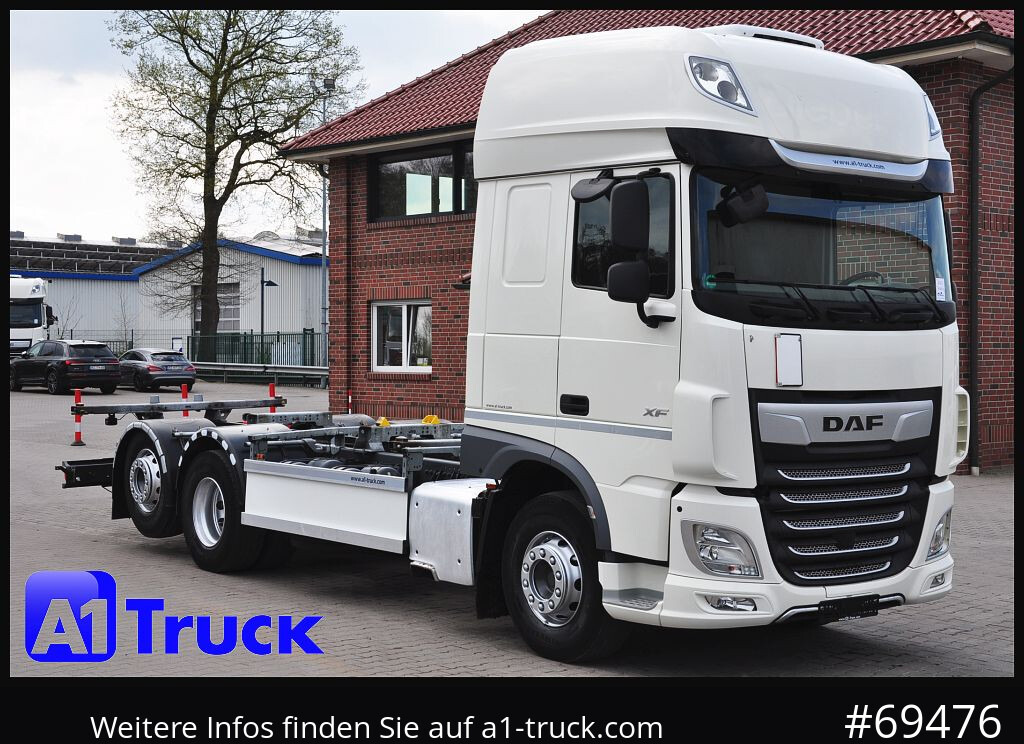 DAF XF 480 FAN Intarder, Lenkachse, - Грузовик-контейнеровоз/ Сменный кузов: фото 1 DAF XF 480 FAN Intarder, Lenkachse, - Грузовик-контейнеровоз/ Сменный кузов: фото 1
