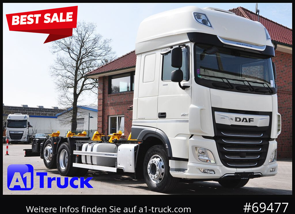 DAF XF 480 Intarder, Multiwechsler 2x AHK, TÜV 10-2026 - Грузовик-шасси: фото 1 DAF XF 480 Intarder, Multiwechsler 2x AHK, TÜV 10-2026 - Грузовик-шасси: фото 1