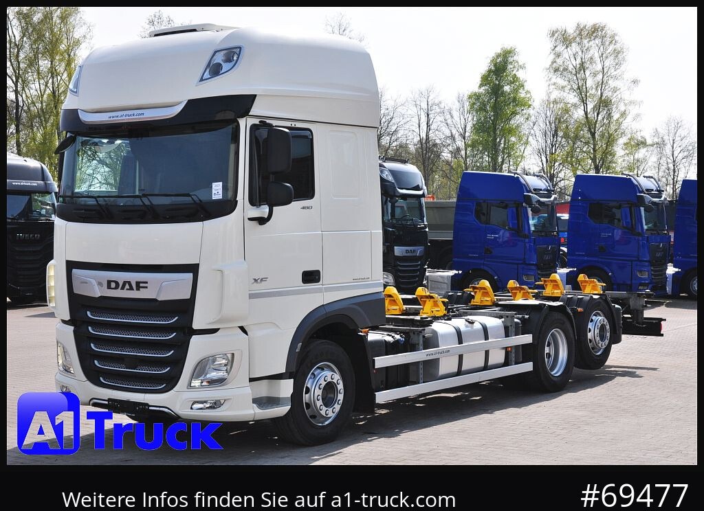 Грузовик-шасси DAF XF 480 Intarder, Multiwechsler 2x AHK, TÜV 10-2026: фото 13
