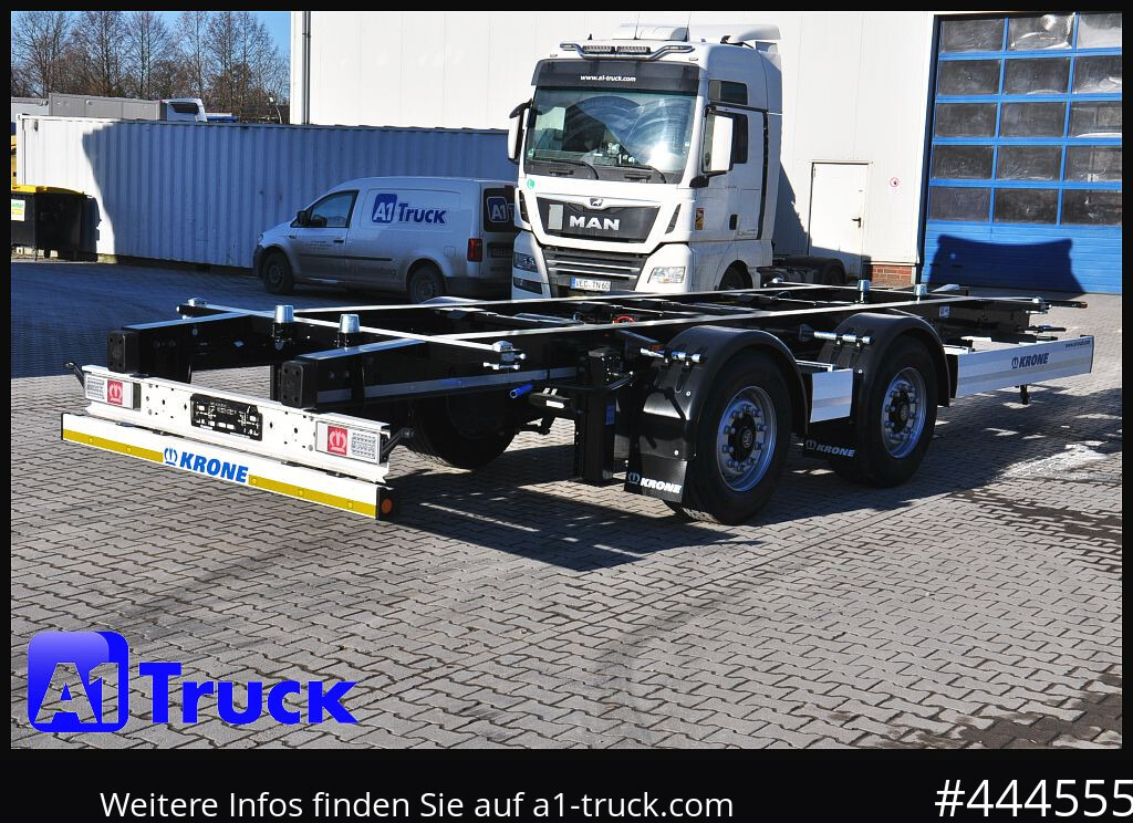 KRONE 10 x Tandem, MIDI, für 1120mm + 1320mm, SOFORT, NEU - Прицеп-контейнеровоз/ Сменный кузов: фото 1 KRONE 10 x Tandem, MIDI, für 1120mm + 1320mm, SOFORT, NEU - Прицеп-контейнеровоз/ Сменный кузов: фото 1