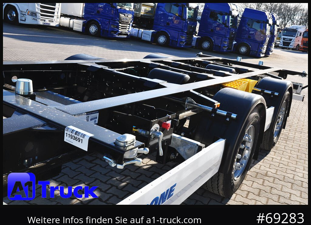 KRONE 5 x Tandem, MIDI, für 1120mm + 1320mm, SOFORT, NEU - Прицеп-контейнеровоз/ Сменный кузов: фото 3 KRONE 5 x Tandem, MIDI, für 1120mm + 1320mm, SOFORT, NEU - Прицеп-контейнеровоз/ Сменный кузов: фото 3