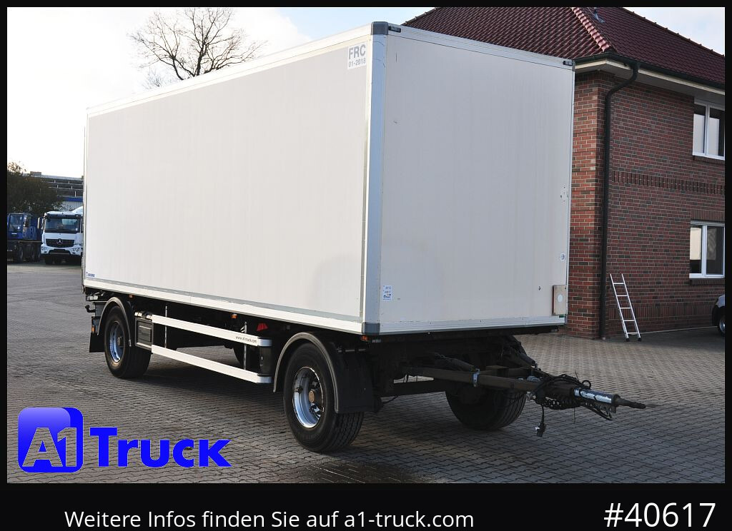 KRONE Koffer ISO, stakr isoliert ehemaliger Kühlkoffer, Aluboden - Прицеп-фургон: фото 1 KRONE Koffer ISO, stakr isoliert ehemaliger Kühlkoffer, Aluboden - Прицеп-фургон: фото 1