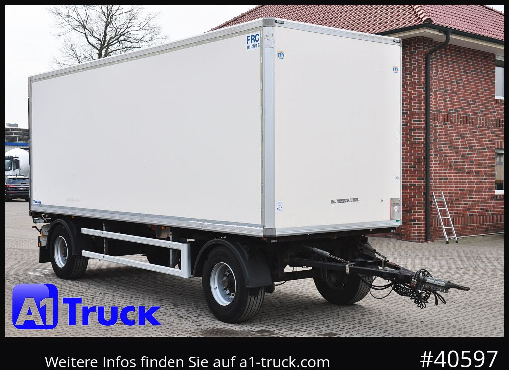 KRONE Koffer ISO, stark isoliert ehemaliger Kühlkoffer, Aluboden - Прицеп-фургон: фото 1 KRONE Koffer ISO, stark isoliert ehemaliger Kühlkoffer, Aluboden - Прицеп-фургон: фото 1