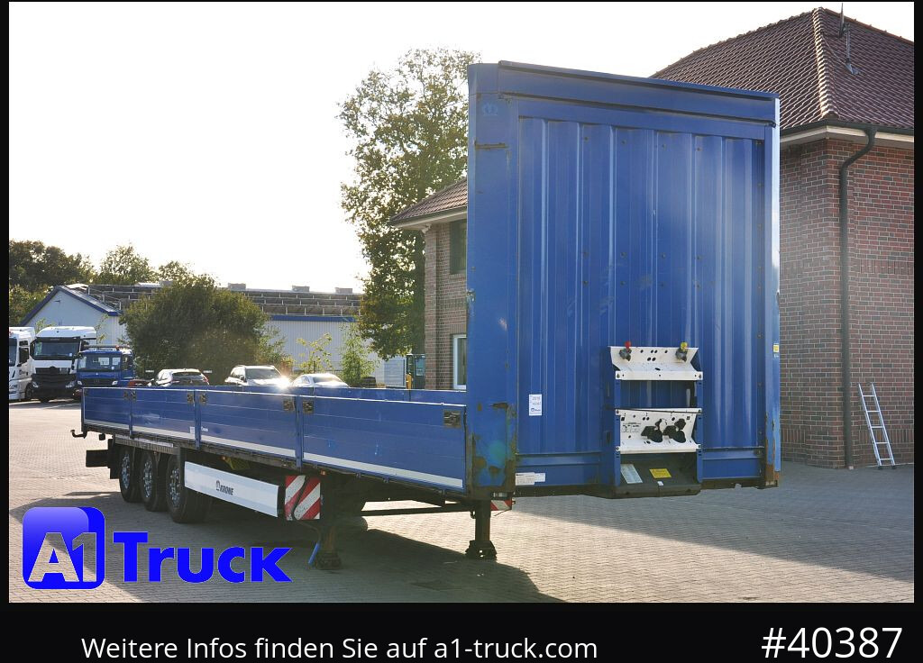 KRONE Mega, Pritsche, 1 Vorbesitzer, TÜV 01-2026, Staplerhalterung - Полуприцеп бортовой/ Платформа: фото 1 KRONE Mega, Pritsche, 1 Vorbesitzer, TÜV 01-2026, Staplerhalterung - Полуприцеп бортовой/ Платформа: фото 1