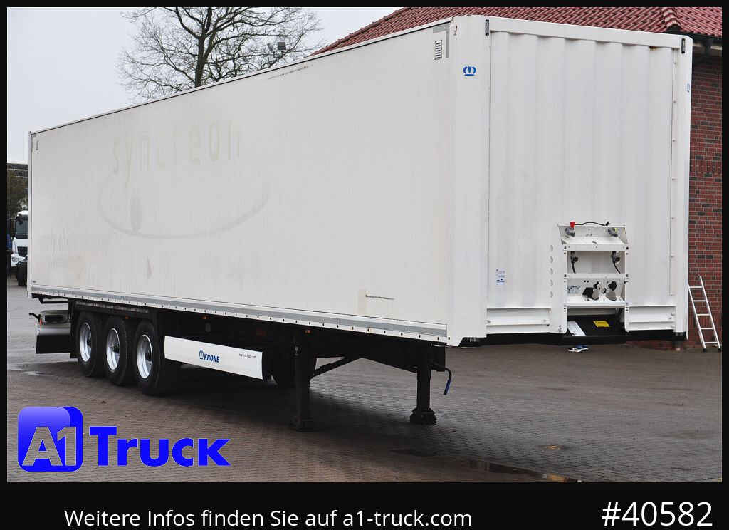 KRONE SDK 27, Koffer, 1 Vorbesitzer, Plywood, - Полуприцеп-фургон: фото 1 KRONE SDK 27, Koffer, 1 Vorbesitzer, Plywood, - Полуприцеп-фургон: фото 1