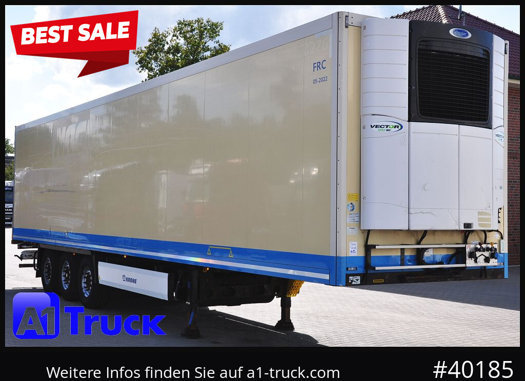 KRONE SDR 27 Carrier 1950 Mt. Doppelstock Lift,TÜV 06/2026 - Полуприцеп-рефрижератор: фото 1 KRONE SDR 27 Carrier 1950 Mt. Doppelstock Lift,TÜV 06/2026 - Полуприцеп-рефрижератор: фото 1