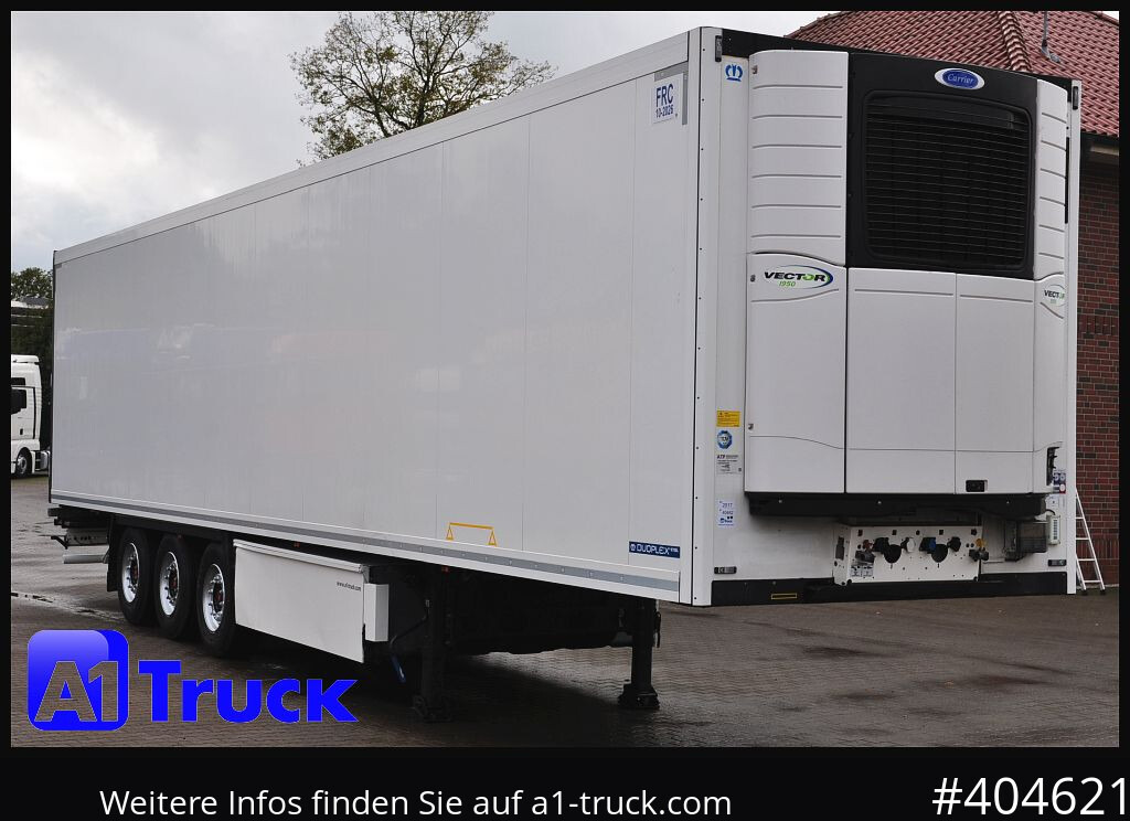 KRONE SDR 27, Rohrbahnen Meat SAF Carrier Vector 1950, - Полуприцеп-рефрижератор: фото 1 KRONE SDR 27, Rohrbahnen Meat SAF Carrier Vector 1950, - Полуприцеп-рефрижератор: фото 1