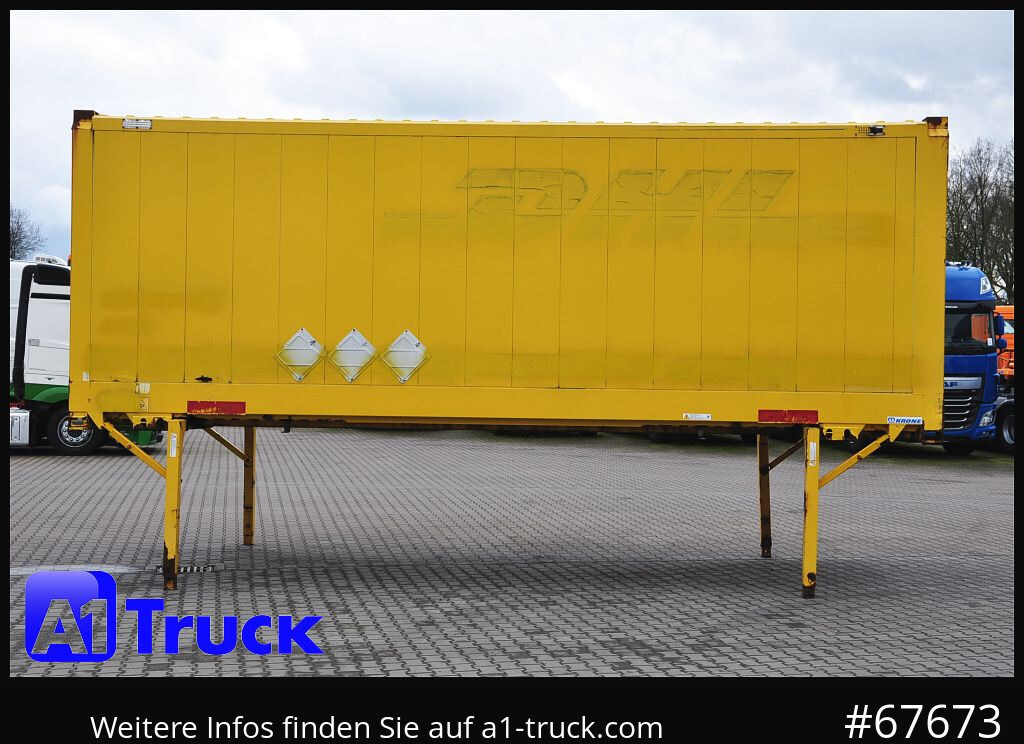 Сменный кузов - фургон KRONE WB 7,45  Koffer, BDF Wechselbrücke 2550mm: фото 13