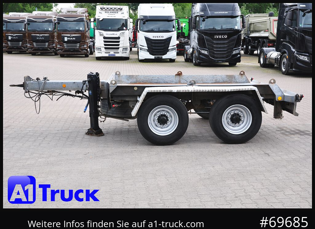 Прицеп мультилифт/ Бункеровоз MEILLER HKM A13, Tandem Absetzanhänger,  BPW LED: фото 12