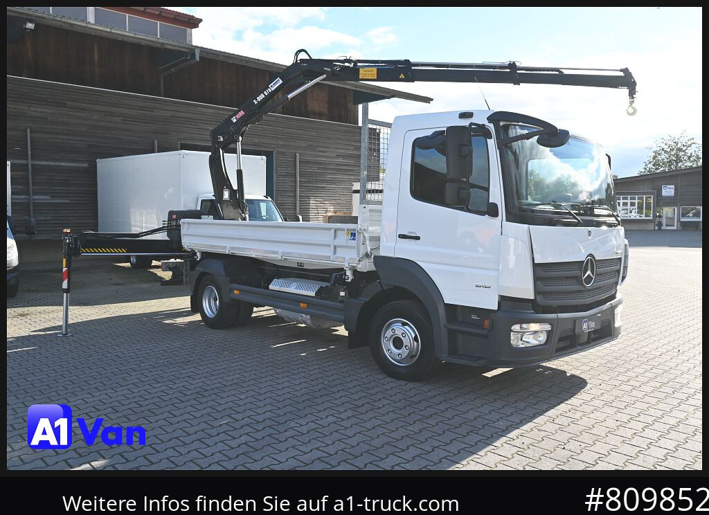 MERCEDES-BENZ Atego 816 Kipper Kran, Hiab, AHK, Klima - Самосвал: фото 1 MERCEDES-BENZ Atego 816 Kipper Kran, Hiab, AHK, Klima - Самосвал: фото 1