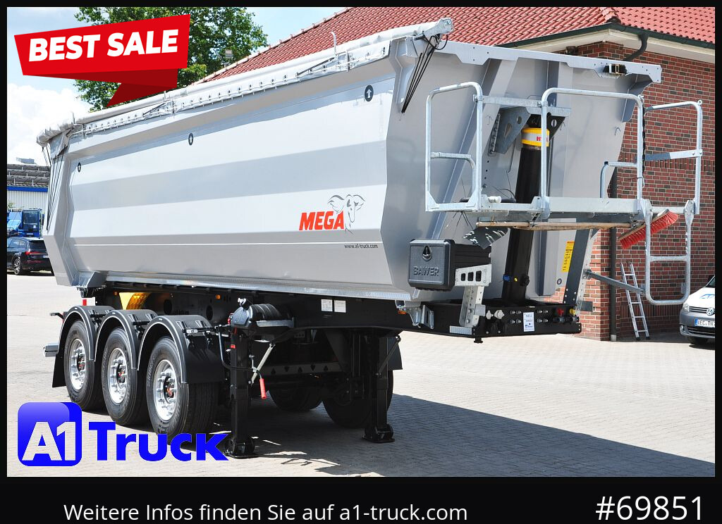 REISCH Mega 28m³ Lift Stahl SAF Hardox - Самосвальный полуприцеп: фото 1 REISCH Mega 28m³ Lift Stahl SAF Hardox - Самосвальный полуприцеп: фото 1