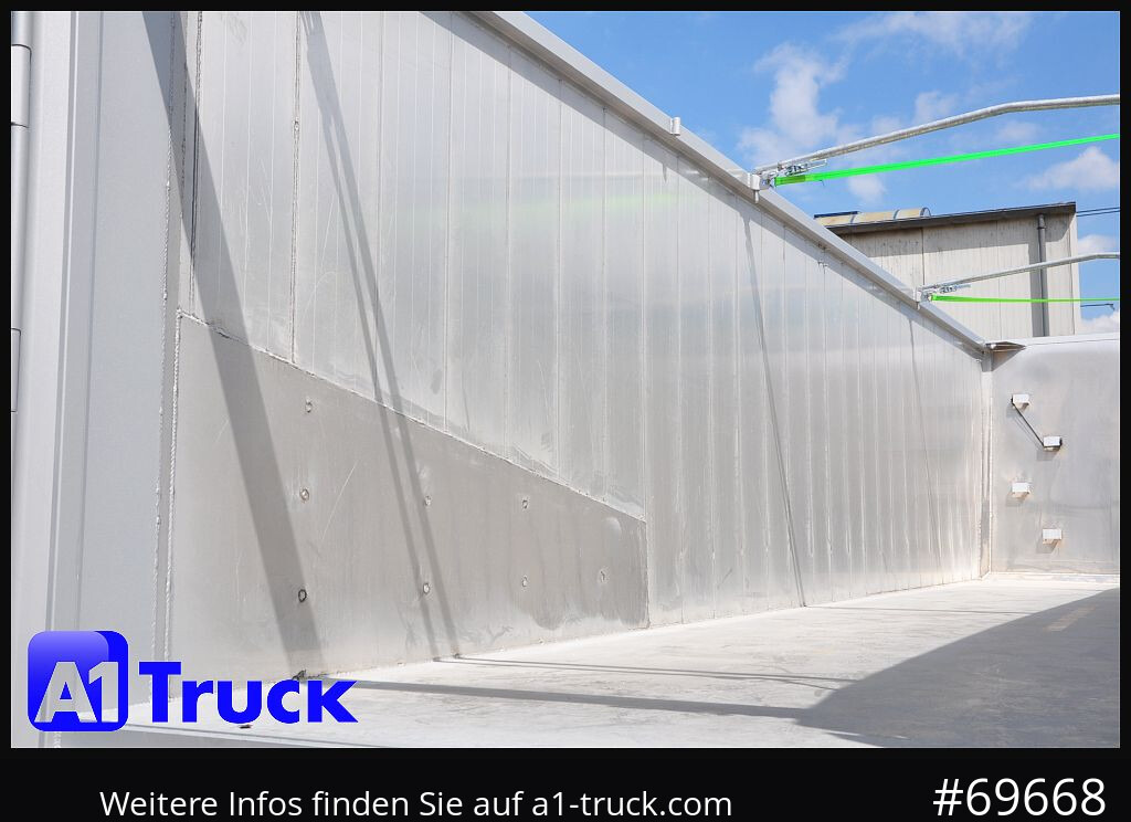 REISCH RHKS, Alu-Kippmulde 50m³, NEU Kombitüren, Alufelgen, Liftachse, - Самосвальный полуприцеп: фото 2 REISCH RHKS, Alu-Kippmulde 50m³, NEU Kombitüren, Alufelgen, Liftachse, - Самосвальный полуприцеп: фото 2