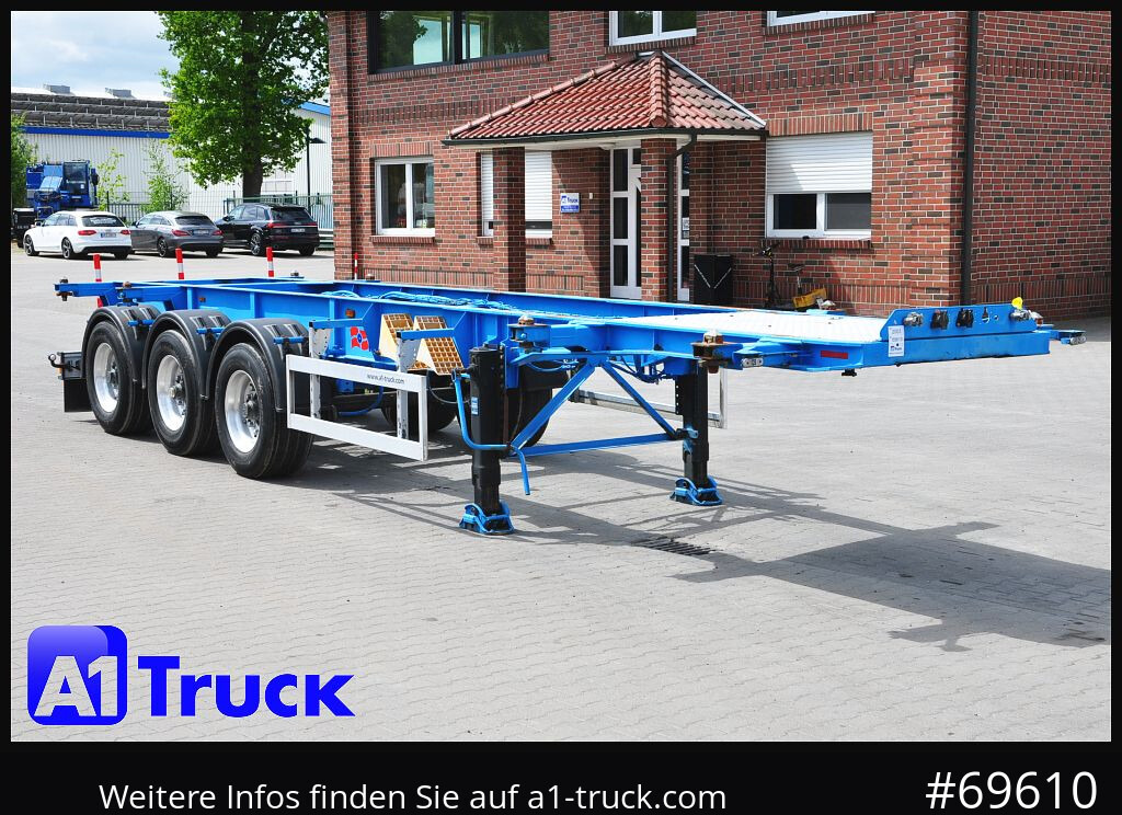 ROHR ADR, Alufelgen, 20- 30 Fuss Container - Полуприцеп-контейнеровоз/ Сменный кузов: фото 1 ROHR ADR, Alufelgen, 20- 30 Fuss Container - Полуприцеп-контейнеровоз/ Сменный кузов: фото 1