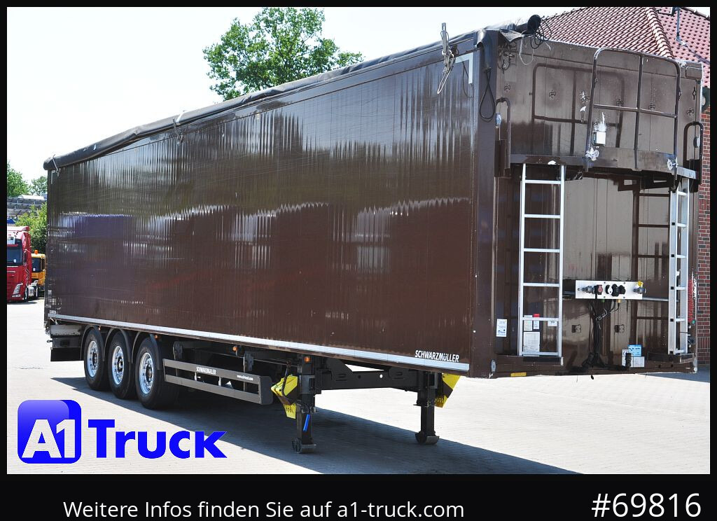 SCHWARZMUELLER Vollalu, 90m³, 7620 Kg, Lift CF 8mm, - Полуприцеп с подвижным полом: фото 1 SCHWARZMUELLER Vollalu, 90m³, 7620 Kg, Lift CF 8mm, - Полуприцеп с подвижным полом: фото 1