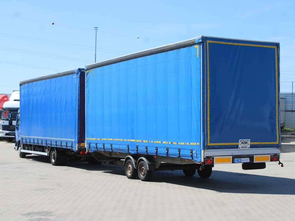 DAF FA LF 45, EURO 5, TYRES 80% + AGADOS TRAILER - Тентованный грузовик: фото 5 DAF FA LF 45, EURO 5, TYRES 80% + AGADOS TRAILER - Тентованный грузовик: фото 5