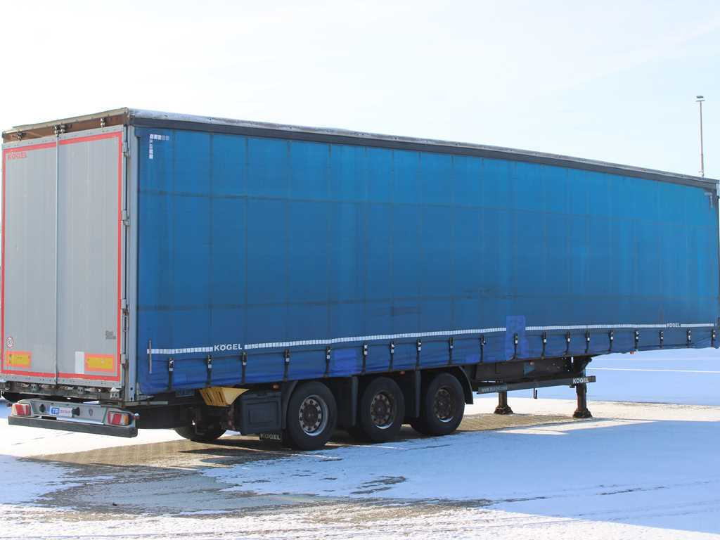Kögel S24-1, LOWDECK, LIFTING AXLE, SAF, LIFTING ROOF - Тентованный полуприцеп: фото 4 Kögel S24-1, LOWDECK, LIFTING AXLE, SAF, LIFTING ROOF - Тентованный полуприцеп: фото 4