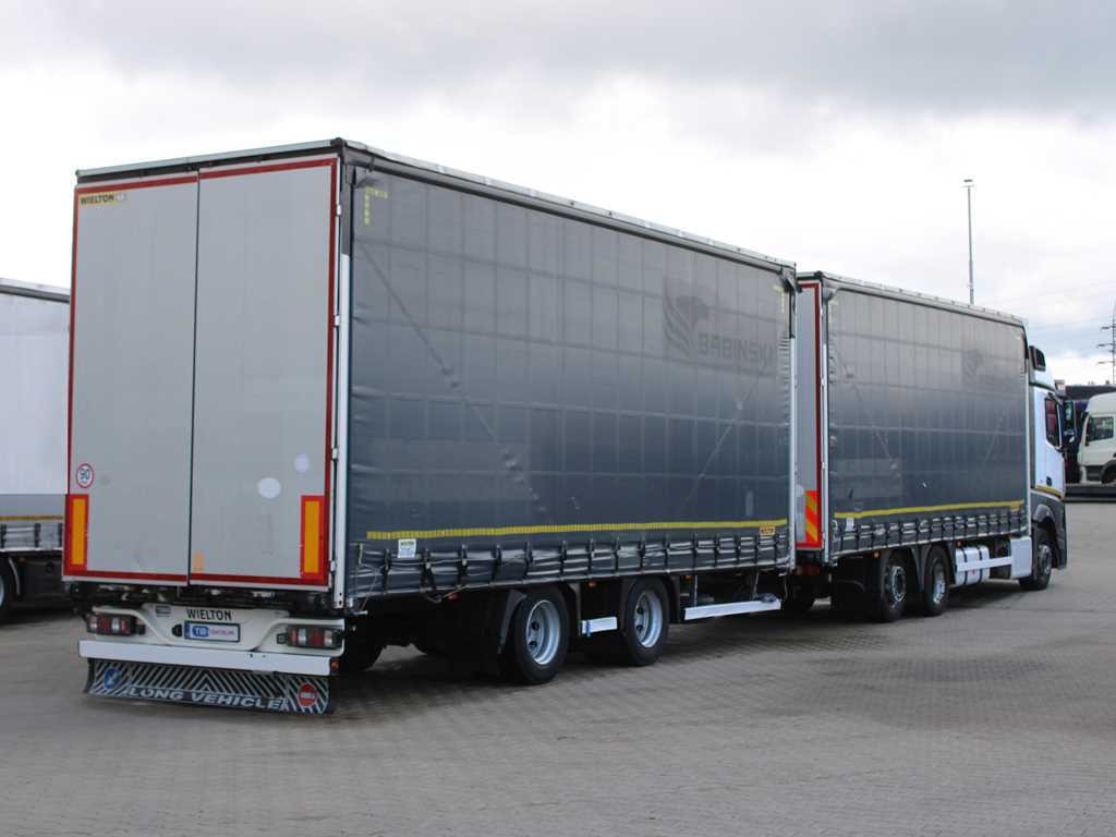 Mercedes-Benz Actros 2545, ROAD, LIFTING AXLE, AIR SUSPENSION, EURO 6 - Тентованный грузовик: фото 4 Mercedes-Benz Actros 2545, ROAD, LIFTING AXLE, AIR SUSPENSION, EURO 6 - Тентованный грузовик: фото 4