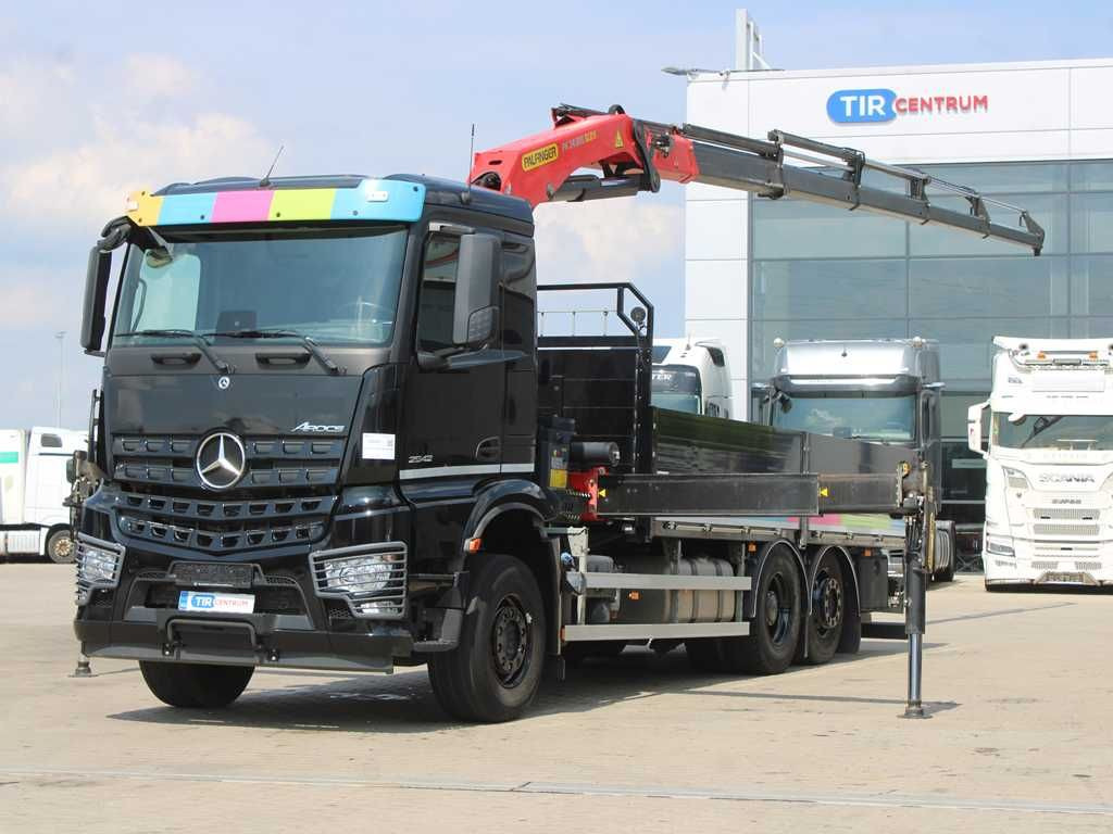 Mercedes-Benz Arocs 2542, 6X2, EURO 6, CAMERA, PALFINGER PK 24 - Грузовик бортовой/ Платформа, Автоманипулятор: фото 1 Mercedes-Benz Arocs 2542, 6X2, EURO 6, CAMERA, PALFINGER PK 24 - Грузовик бортовой/ Платформа, Автоманипулятор: фото 1