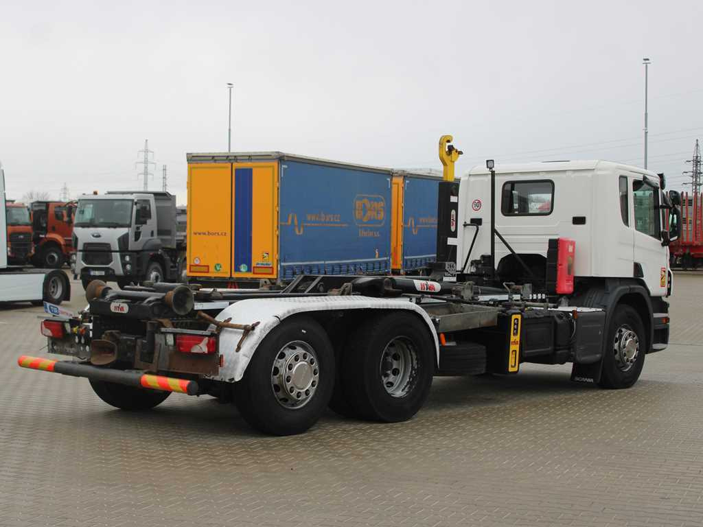 Scania P410, EURO 6, 6X2, CONTAINER HOOK CARRIER, LIFTING AXLE - Крюковой мультилифт: фото 4 Scania P410, EURO 6, 6X2, CONTAINER HOOK CARRIER, LIFTING AXLE - Крюковой мультилифт: фото 4